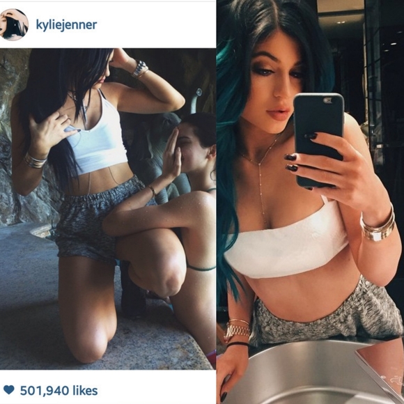 Brandy Melville Remi Shorts Heather Grey Cotton One Size - Picture 2 of 10